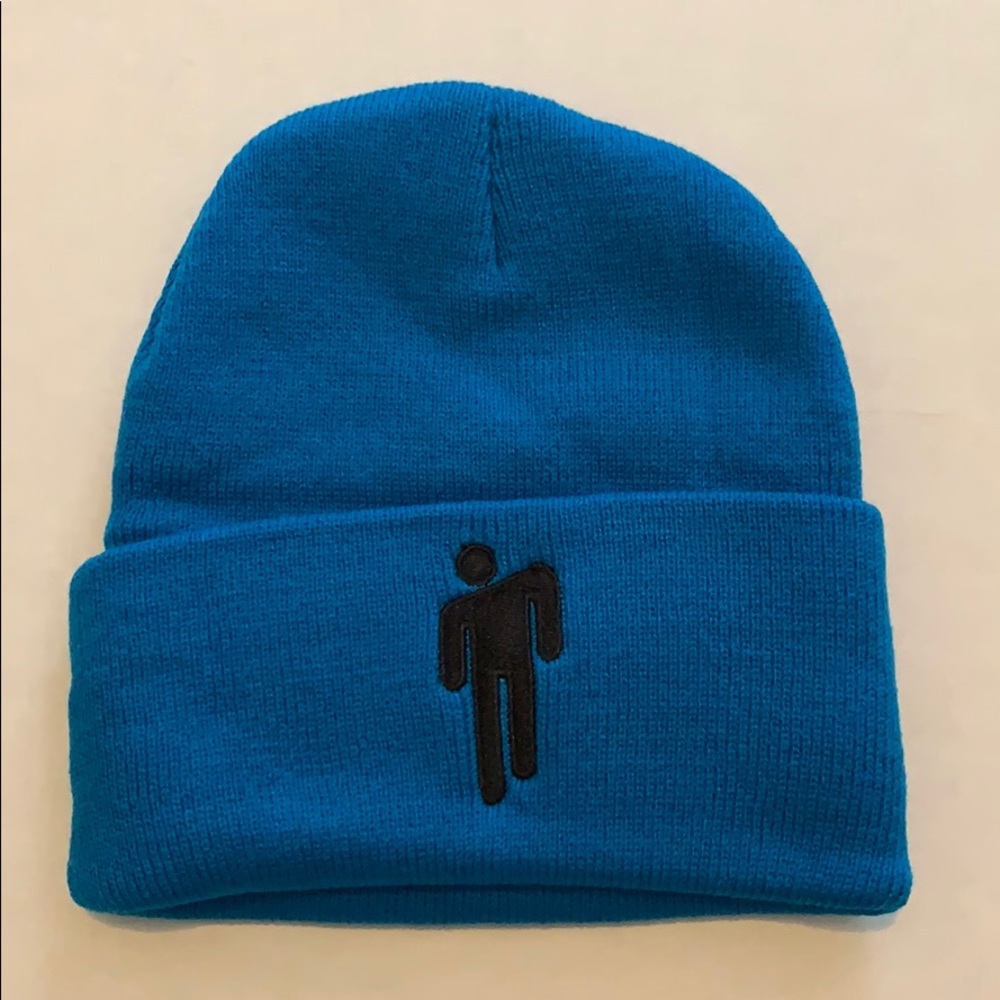 Billie Eilish beanie hat cap brand new blue